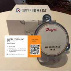 MSX-W10-PA, Cảm biến áp suất vi sai MSX-W10-PA – Giải pháp chính xác cho hệ HVAC và phòng sạch, Cảm biến chênh áp MSX-W10-PA