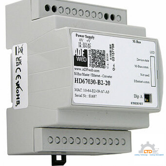 Bộ chuyển đổi tín hiệu  M-Bus / Ethernet ADFweb HD67030-B2-20 - Đại lý chính của ADF web tại Việt Nam