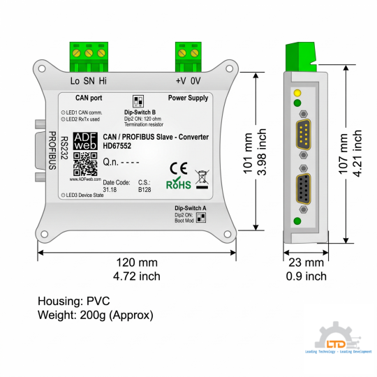 Bộ Chuyển Đổi ADFweb HD67647-A1_Đại lý chính của ADF web tại Việt Nam