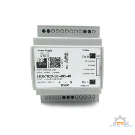 Bộ chuyển đổi tín hiệu Gateway M-Bus Master / Modbus RTU Slave ADFweb HD67029-B2-485-40 -  Đại lý chính của ADF web tại Việt Nam