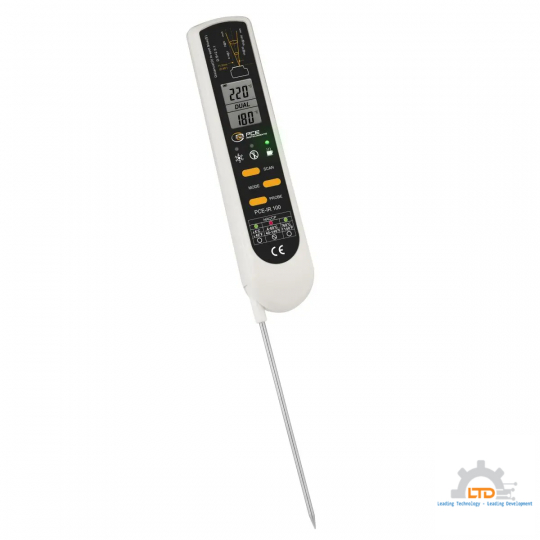 PCE-IR 100 Nhiệt kế đo thực phẩm kết hợp hồng ngoại và tiếp xúc PCE-IR 100- Đại Lý chính của PCE INSTRUMENT tại Việt Nam