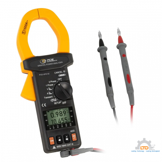 Đồng hồ đo công suất điện năng cầm tay - PCE-GPA 62-PCE INSTRUMENTS VIỆT NAM