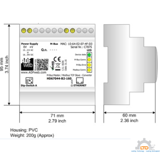 Bộ chuyển đổi giao thức ADFweb HD67044-B2-20_Đại lý chính của ADF web tại Việt Nam